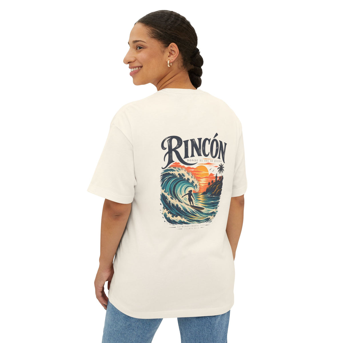 Rincón Sunset Oversized Tee