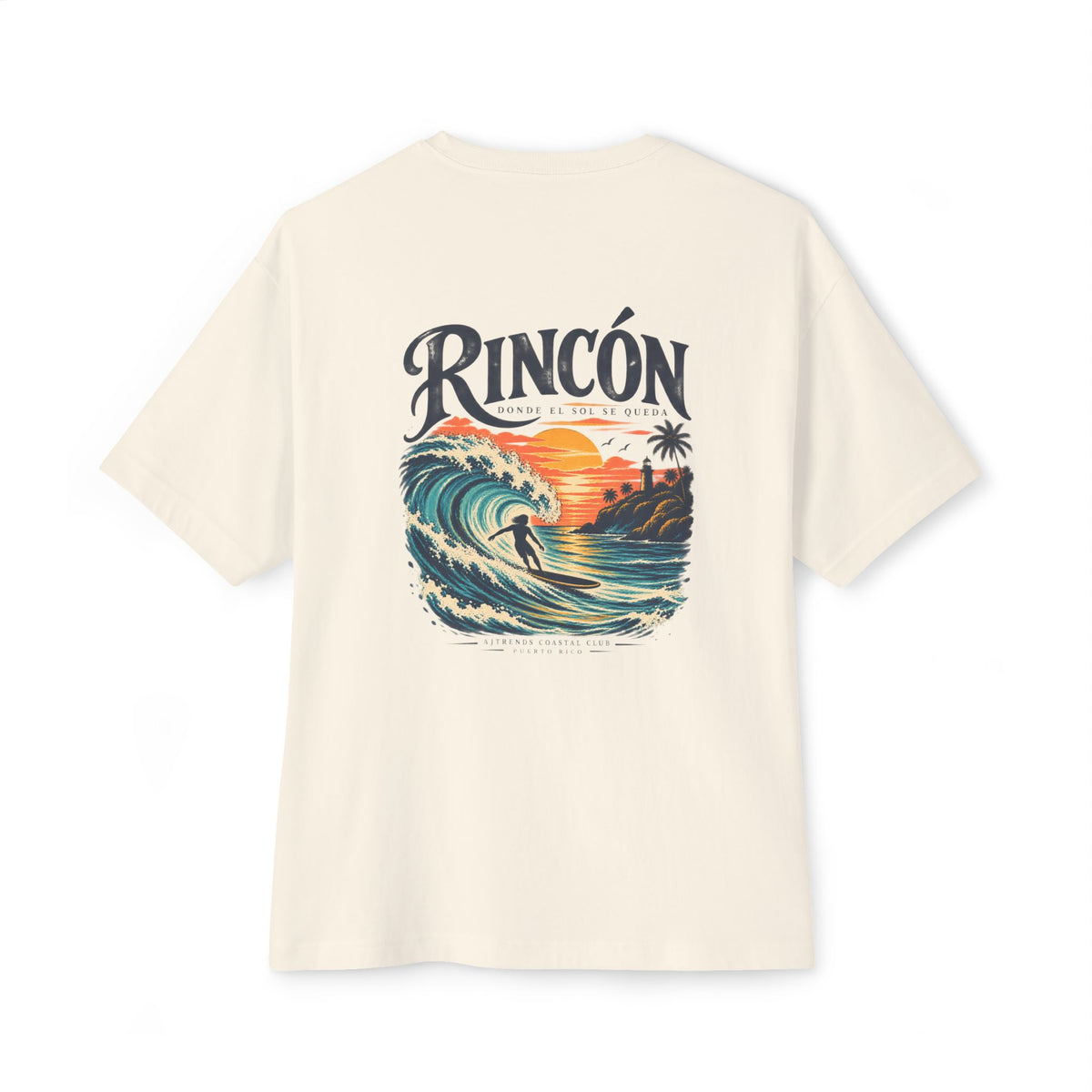 Rincón Sunset Oversized Tee