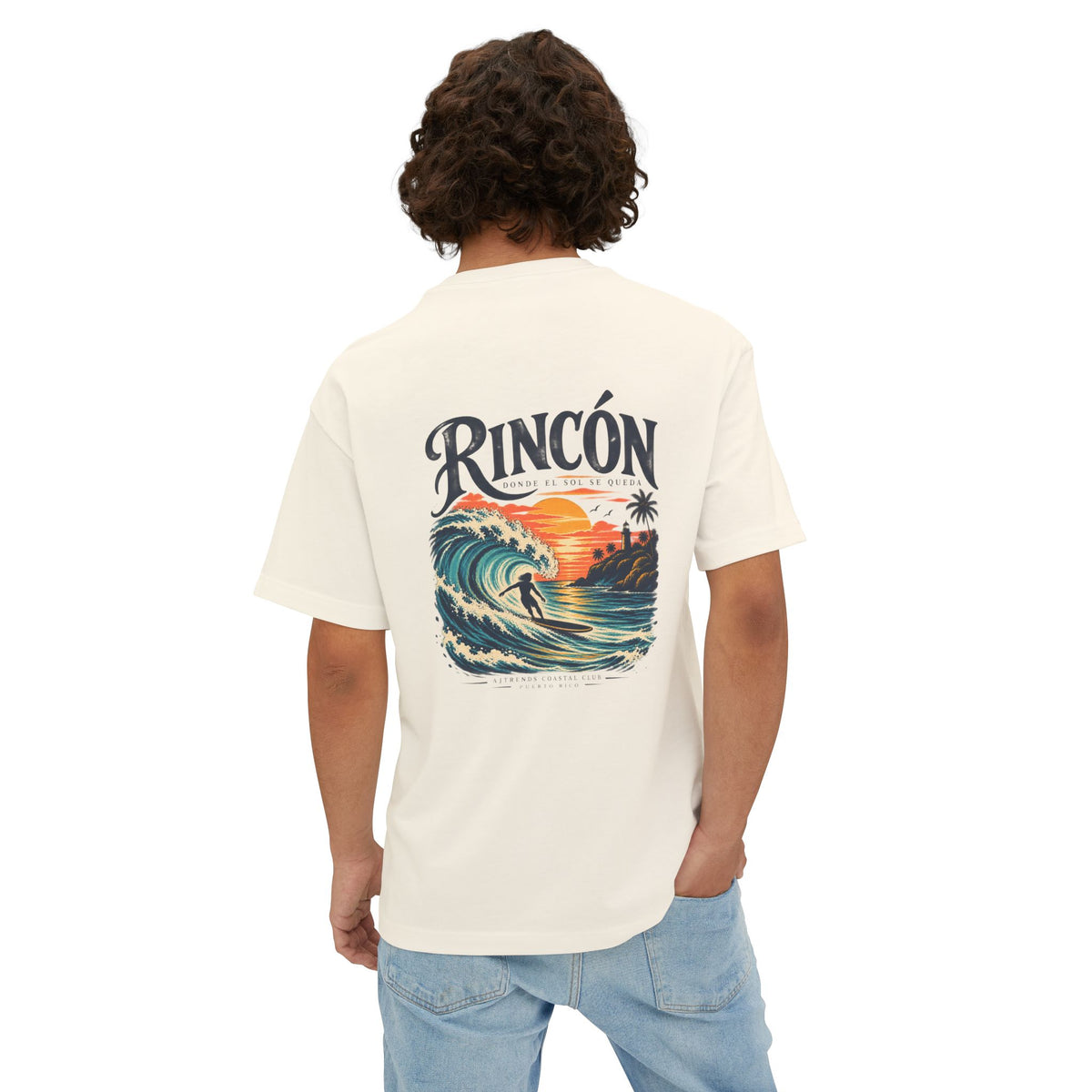 Camiseta extragrande Rincón Sunset